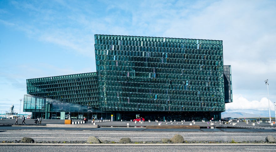 Sala concerti Harpa a Reykjavik, Islanda