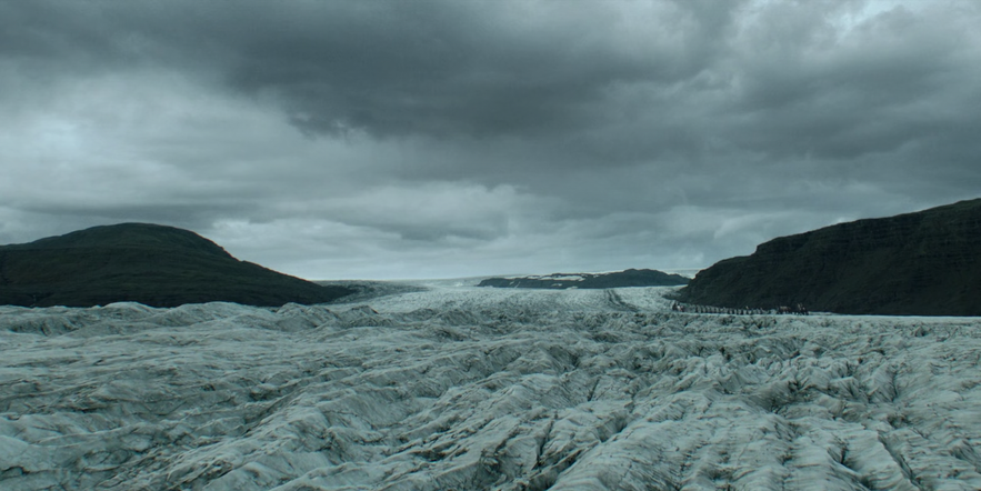 Parts of the Northman were filmed on Svinafellsjokull glacier in Iceland