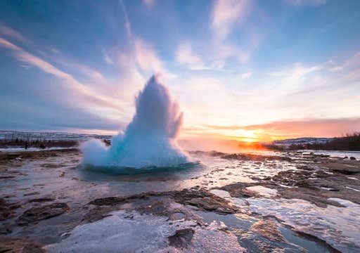 Private Golden Circle Tour & Snowmobiling Adventure on Langjokull Glacier from Reykjavik