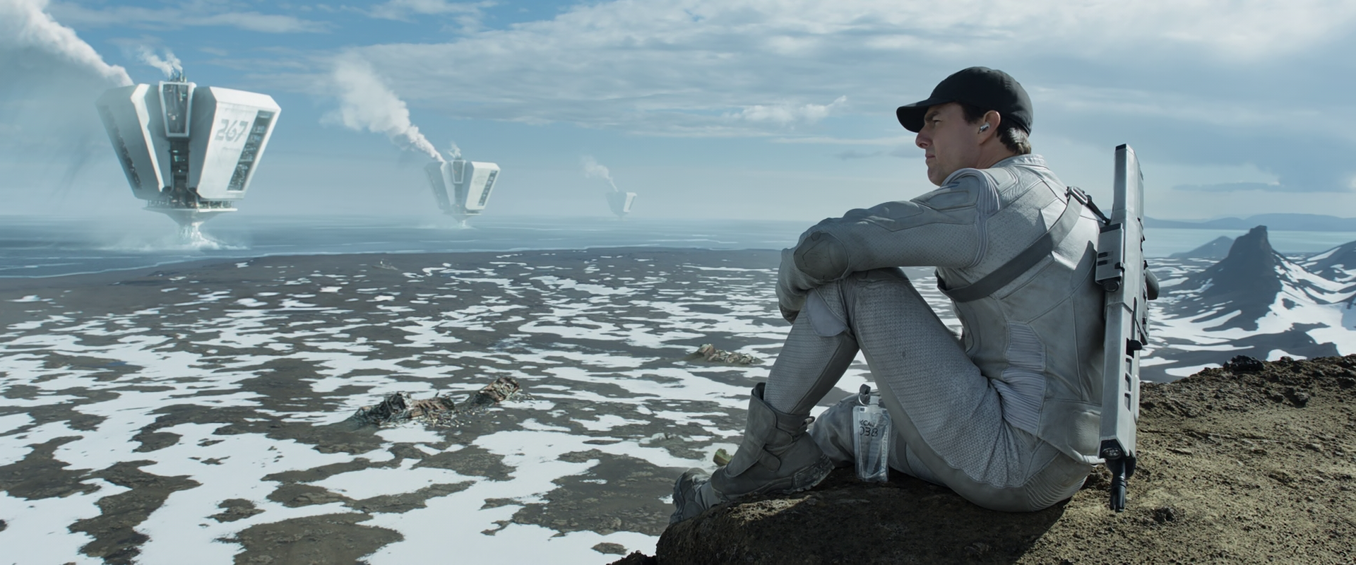 Tom Cruise in dem Film Oblivion, gedreht in Island