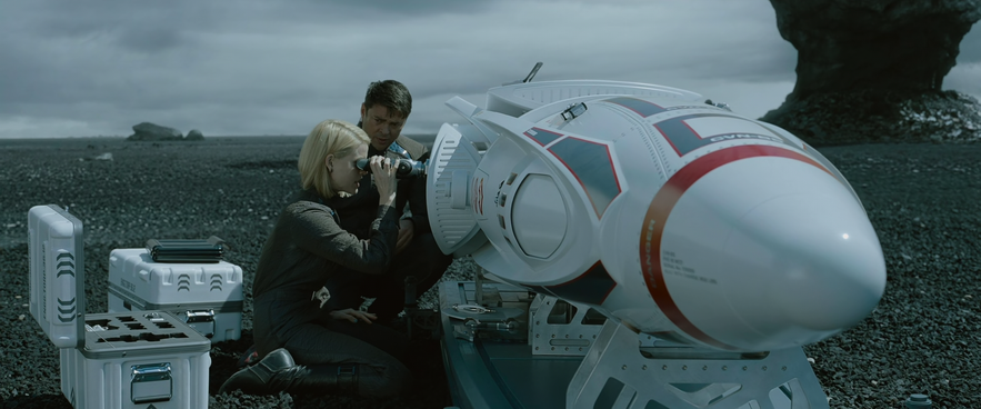 Una scena girata sulla spiaggia di sabbia nera di Reynisfjara in Islanda per il film Star Trek: Into Darkness