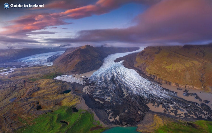 There are many gorgeous hiking paths in the Skaflafell nature reserve