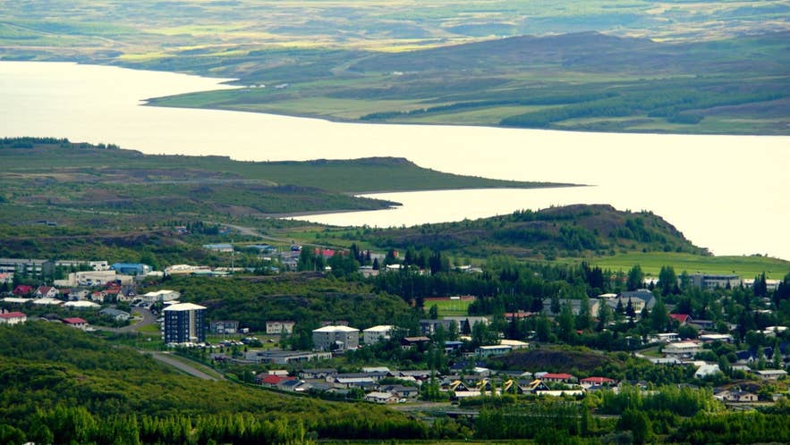 Egilsstadir is de grootste plaats in Oost-IJsland