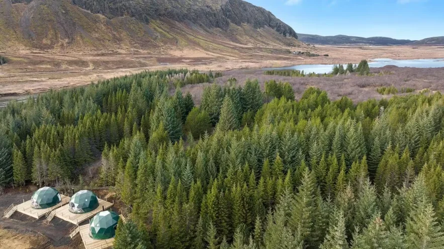 The Golden Circle Domes are quite a unique accommodation.