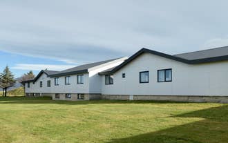 The outside of Hofn HI Hostel.