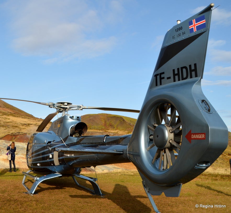 A fantastic Helicopter ride with Norðurflug to a Geothermal Area in South Iceland