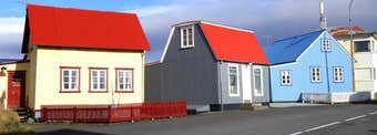 The lovely little Village Eyrarbakki on the South Coast of Iceland & Húsið - the House