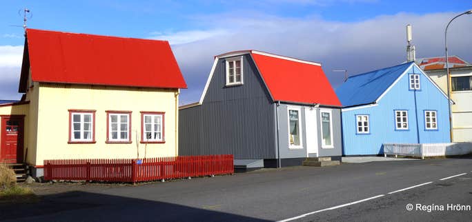 The lovely little Village Eyrarbakki on the South Coast of Iceland & Húsið - the House