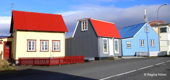 The lovely little Village Eyrarbakki on the South Coast of Iceland & Húsið - the House