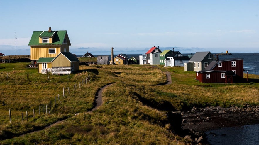 The tiny village of Flatey island is lovely