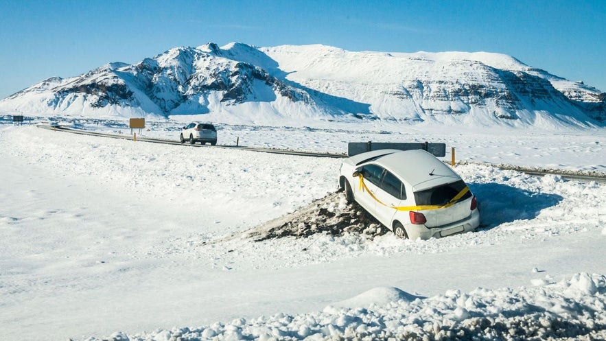 Small cars are best rented during the warmer months in Iceland