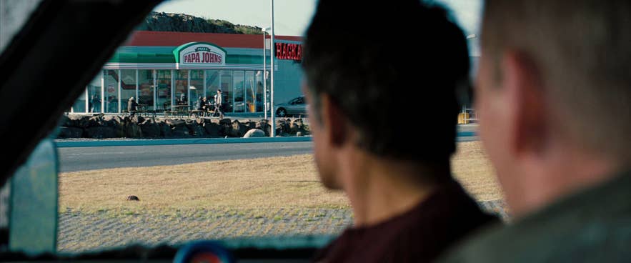 Ресторан Papa John's в городе Боргарнес, Исландия