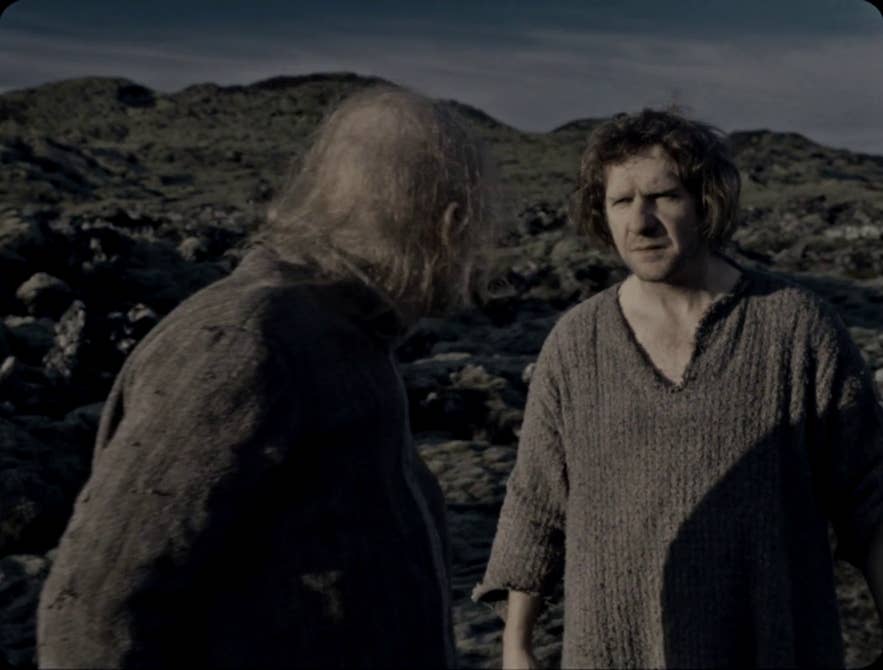 Campo di lava ricoperto di muschio in Islanda nel film Faust del 2011