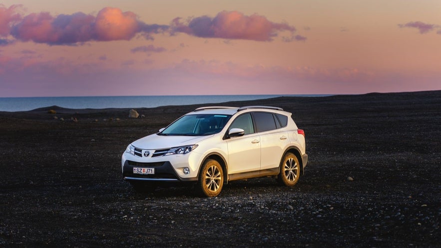 SUV's are a great rental car choice for a road trip in Iceland