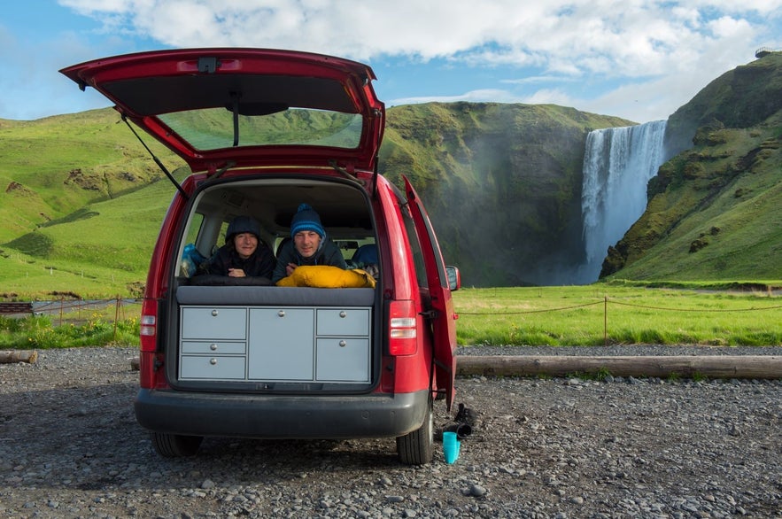 Mini campers are pretty comfortable, especially if you have a heater