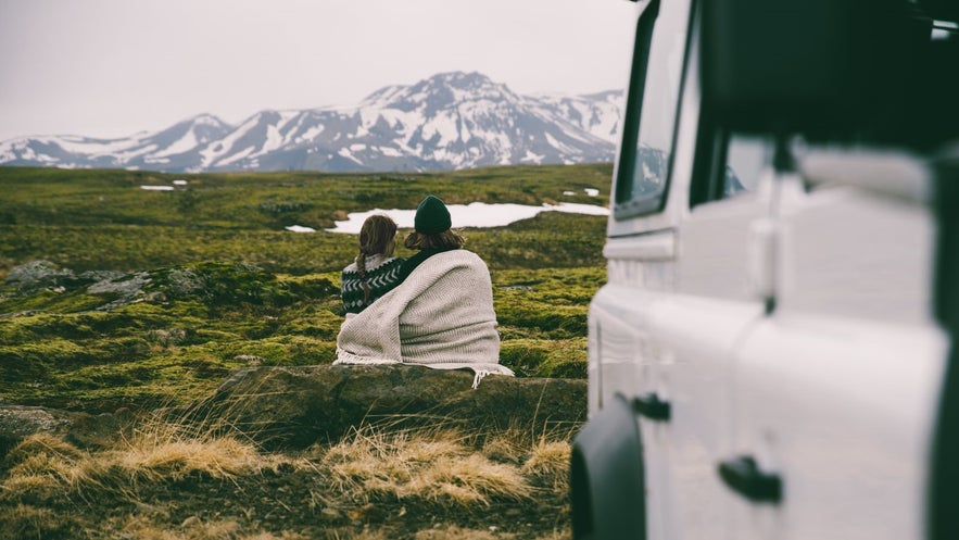 An affordable way to explore Iceland is by camping