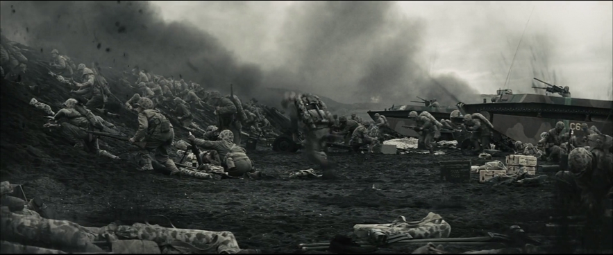 Le riprese di Flags of Our Fathers sono state le più complesse nella storia del cinema islandese fino a quel momento.