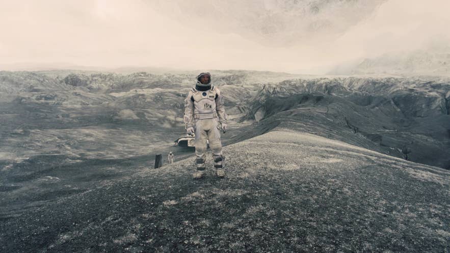 Ein Standbild aus dem Film Interstellar, der teilweise in Island gedreht wurde