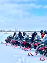 Our New Fleet, Ace 600 snowmobiles, the most eco friendly snowmobile on the market. Ready for you to enjoy the adventure