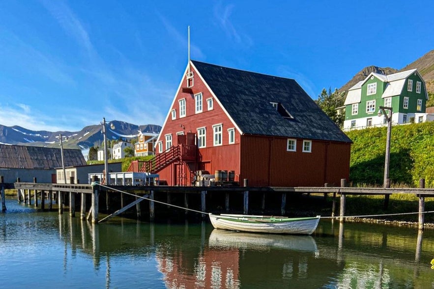 Siglufjordur on Trollaskagi in North Iceland