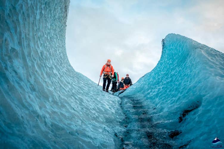 A world of enchantment hidden within the heart of the ice wall.
