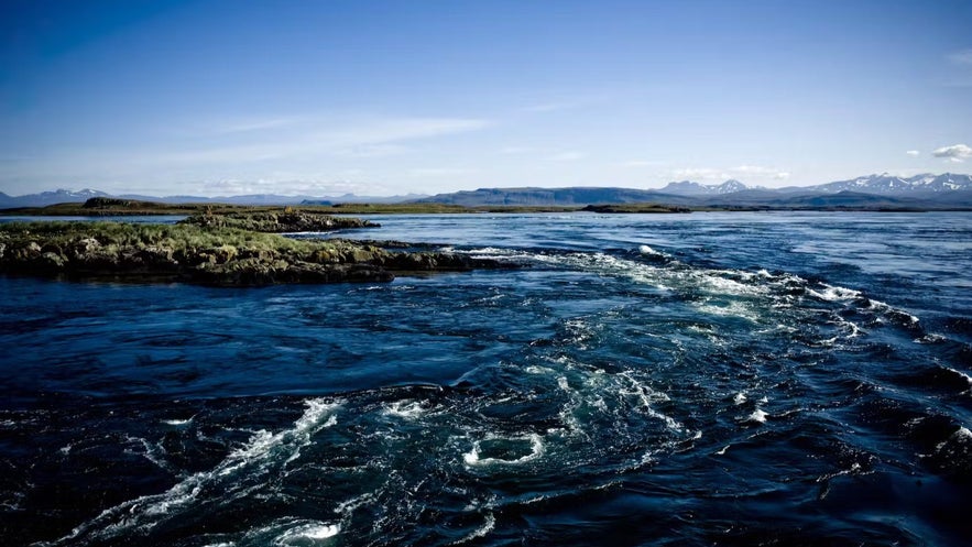 Breidafjordur bay has many charming islands and skerries