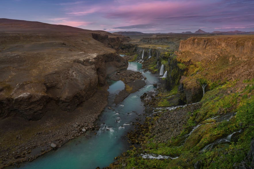 Iceland is famous for it's abundance of dramatic waterfalls