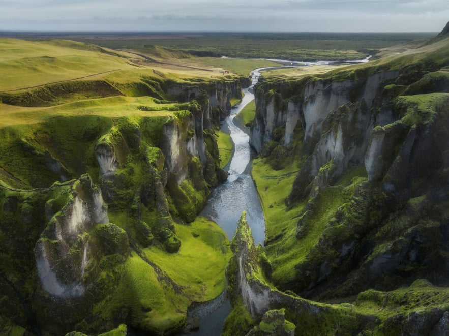 Fjadrargljufur is one of the most beautiful canyons in Iceland