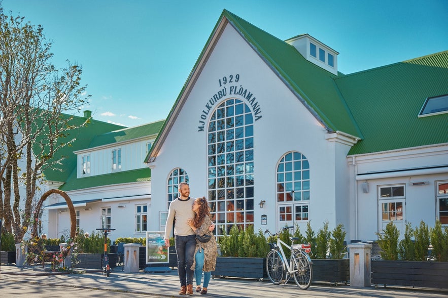 La Antigua Central Lechera está en el corazón del nuevo centro de Selfoss