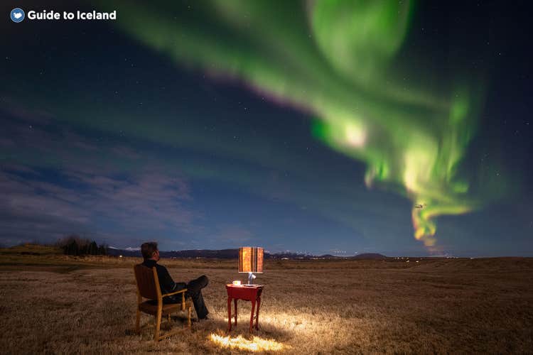 Iceland is one of the best places to see the beautiful northern lights or aurora borealis.