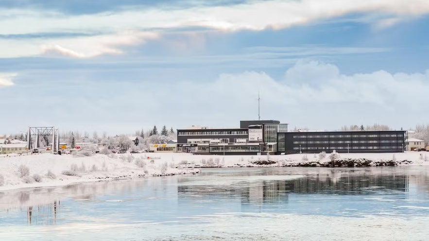 Hotel Selfoss has a good view of Olfusa River.