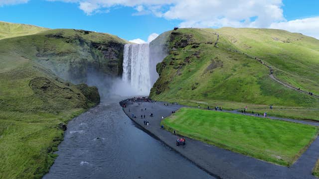 Private South Coast Tour from Reykjavik with Solheimajokull Glacier Hike Experience