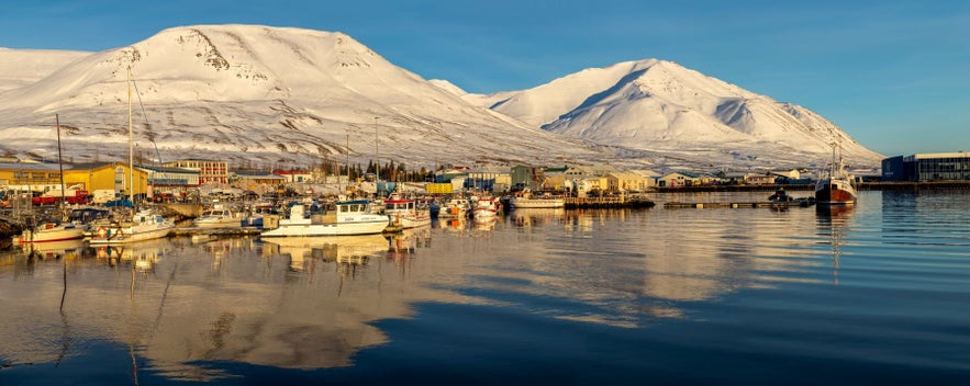 Dalvik has a lively harbor