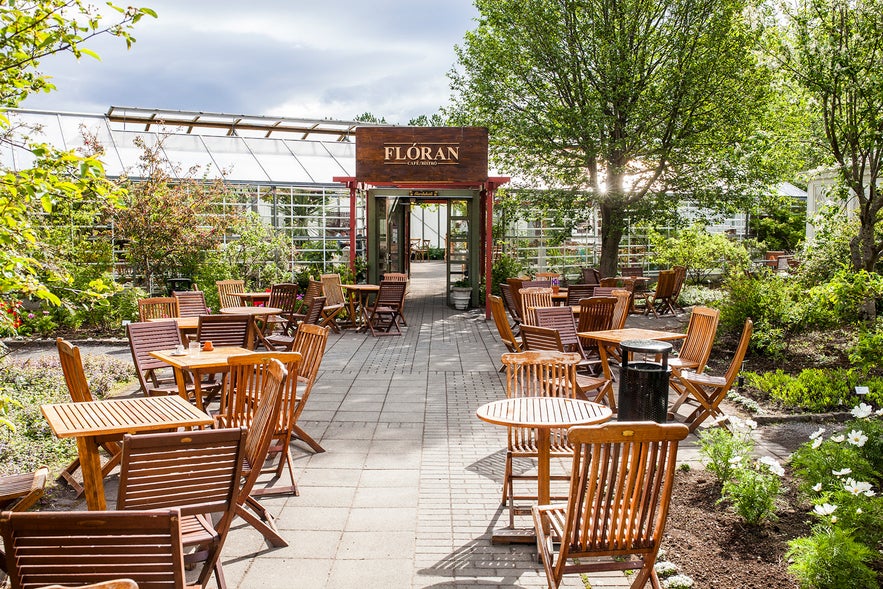 Flóran Garden Bistro is a beautiful café located within the Reykjavik Botanical Gardens in Iceland