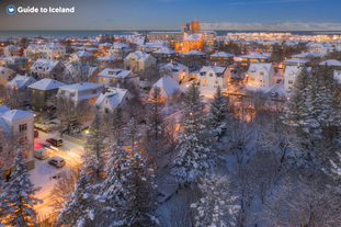 Reykjavik is a breathtaking capital city in winter.