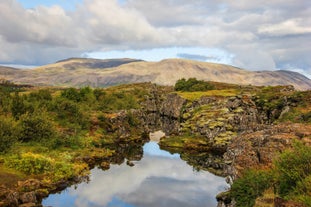 The Silfra fissure separates the Eurasian and North American tectonic plates.