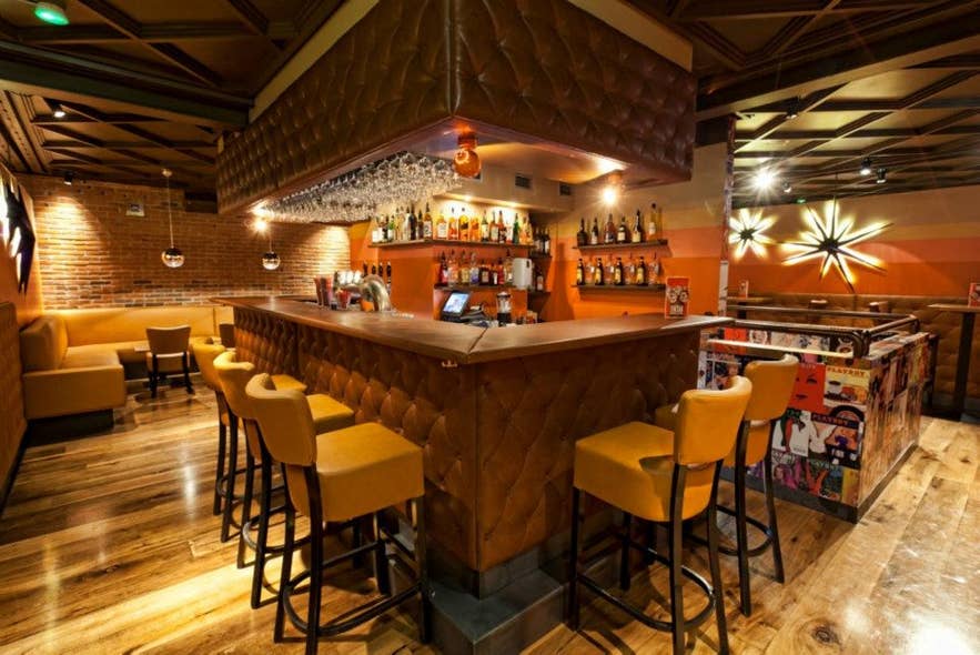 The bar is separated into four themes. The bar is separated into four themes.