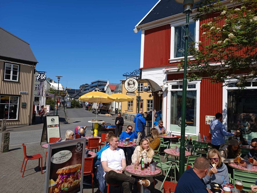 Sæta Svínið is a popular gastropub in downtown Reykjavik.