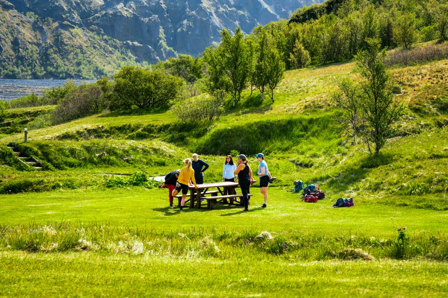 Thorsmörk-Tal im Frühjahr. Thorsmörk-Tal im Frühjahr.