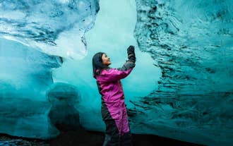 Exciting 4.5-Hour Langjokull Snowmobile and Ice Caving Tour from Geysir