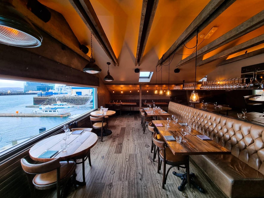 Kopar restaurant offers stunning ocean views in Reykjavik