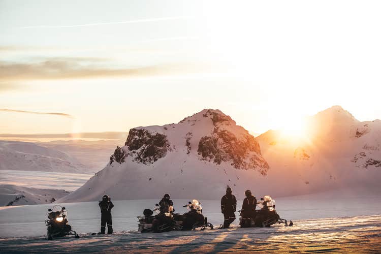 Exhilarating 10-Hour Small Group Golden Circle Super Jeep and Snowmobile Tour from Reykjavik