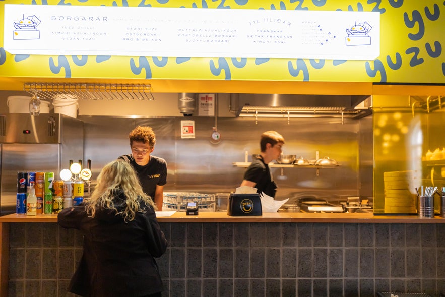 Yuzu can be found at most food courts in Iceland.