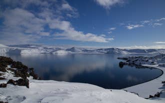 Kleifarvatn-søen er et smukt sted på Reykjanes-halvøen.