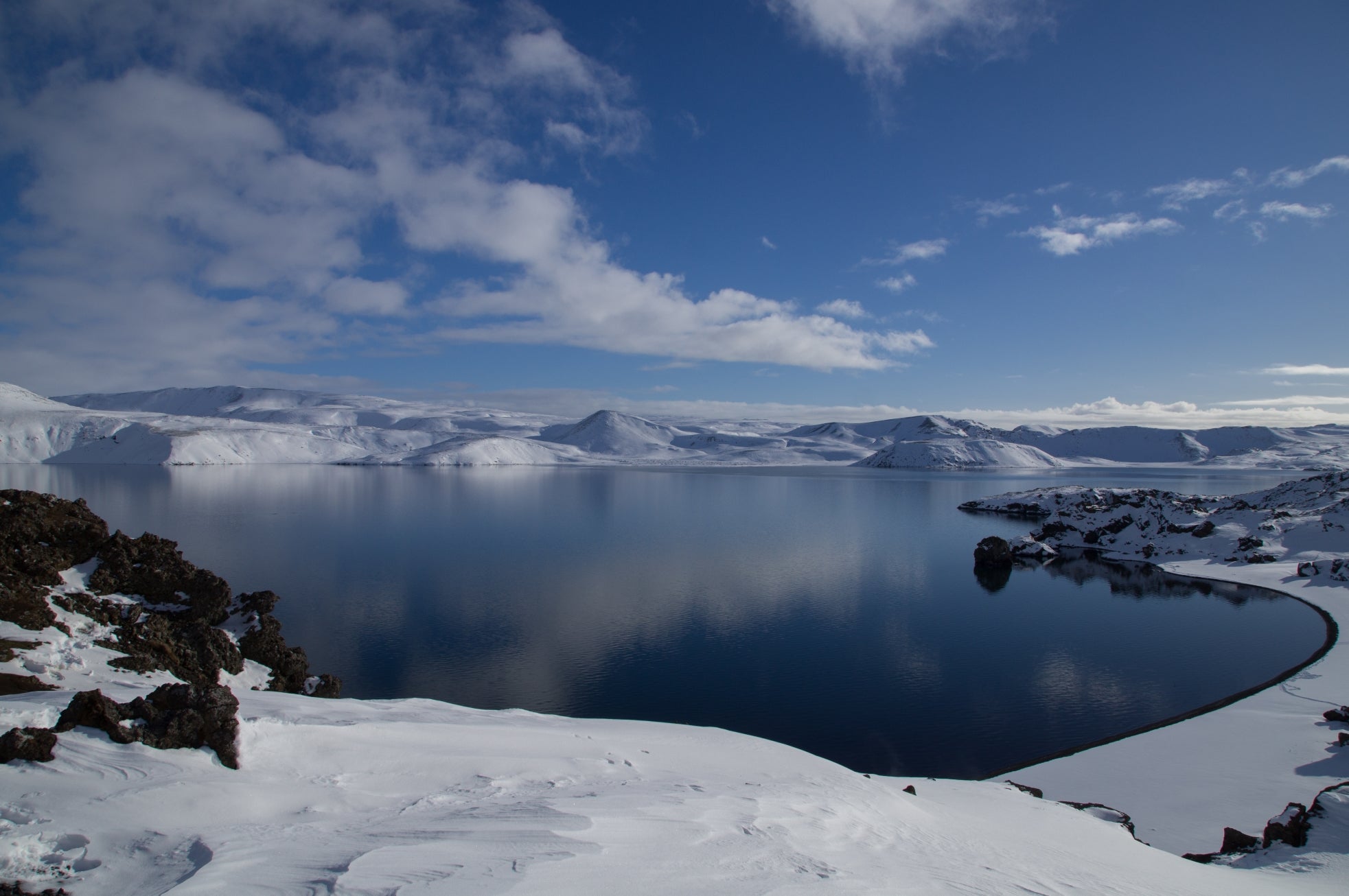 Lake Kleifarvatn is a beautiful spot on the Reykjanes Peninsula.