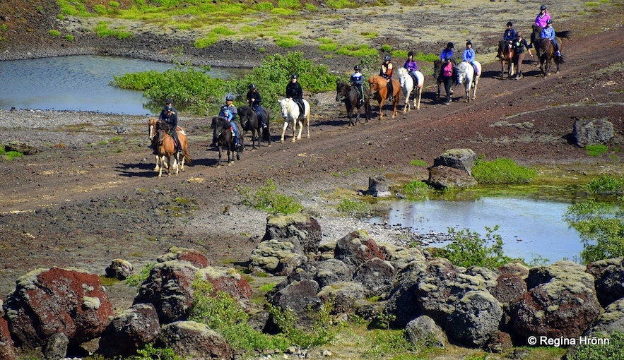 探索自然保护区和Raudholar火山口