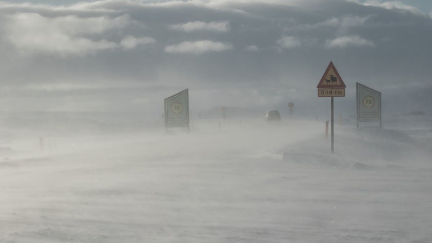 Strong winds are common in March, which can make it tricky to drive