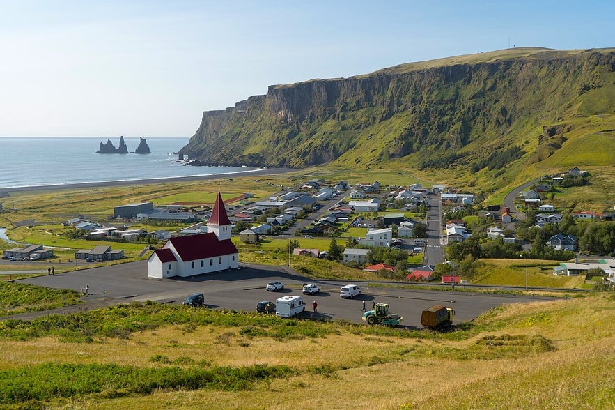 Vik i Myrdal is a charming town on the South Coast of Iceland
