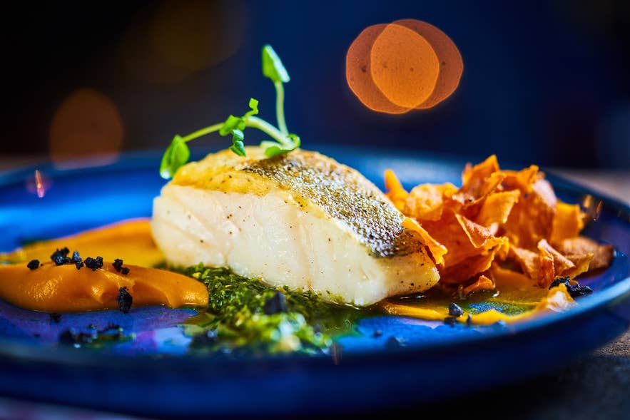 At Tapas Barinn you can get fresh Icelandic fish cooked in a Spanish style At Tapas Barinn you can get fresh Icelandic fish cooked in a Spanish style
