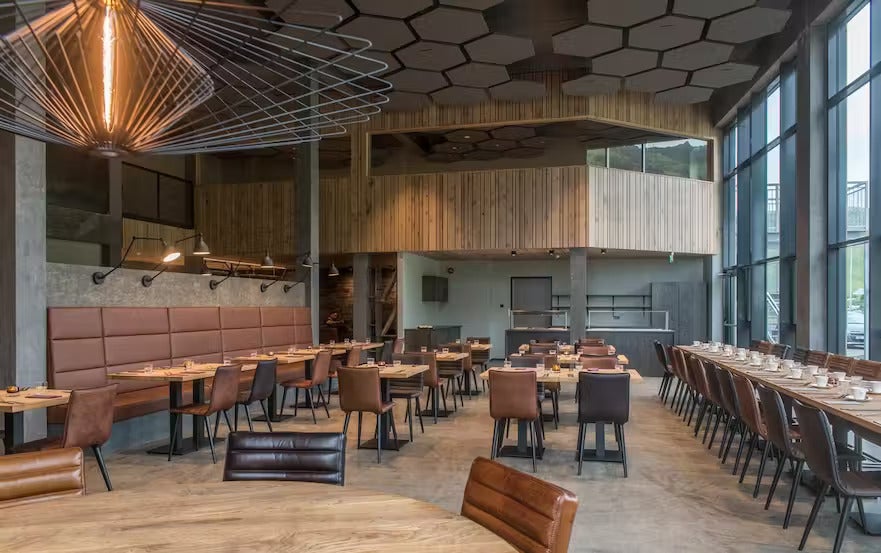Drangar Restaurant has a beautiful view and cozy setting